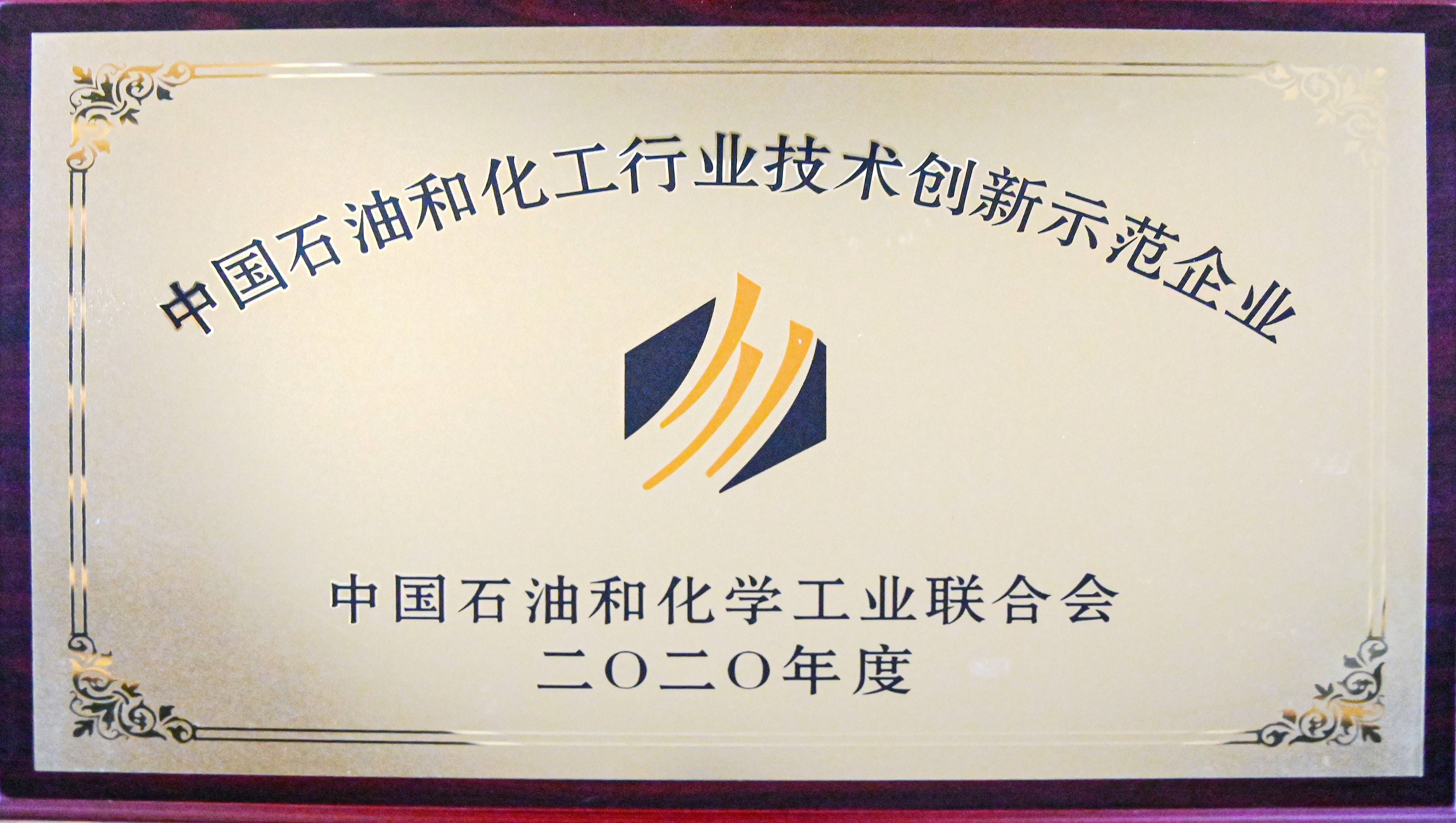 中國石油和化工行業(yè)技術(shù)創(chuàng  )新示范企業(yè)獎牌.jpg